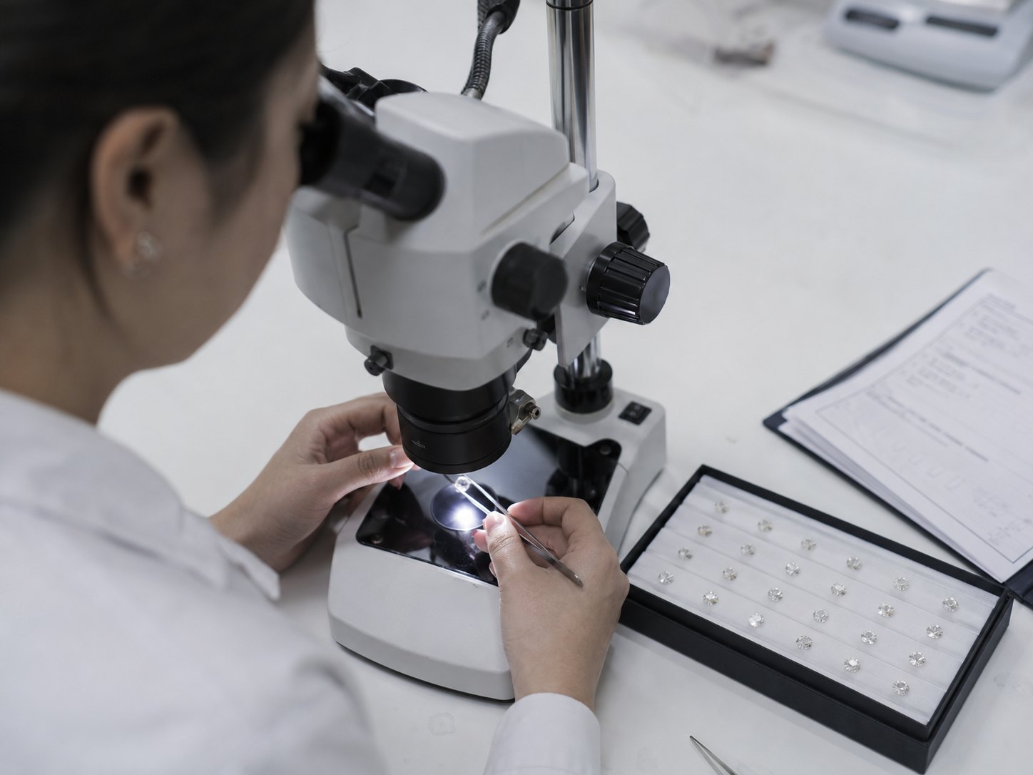 The PSM Jewels grading lab